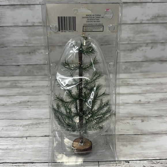 LEMAX CHRISTMAS VILLAGE 9” WHITE PINE TREE ACCESSORY 74172 vintage - Picture 5 of 6